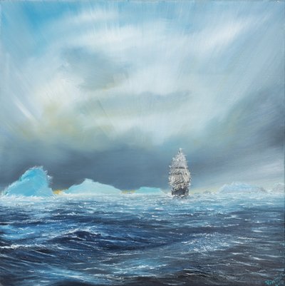 Dominio de Hielo, Terra Nova pasa Ice Burgs, 2014 de Vincent Alexander Booth